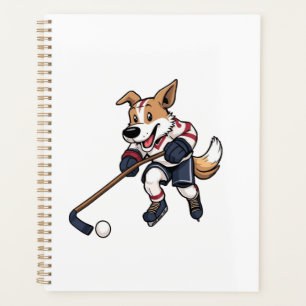 Agenda Jugador de hockey sobre perro