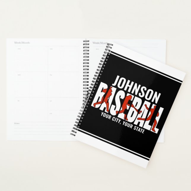 Agenda Jugador de Juego de Béisbol ADD NAME (Demostración)