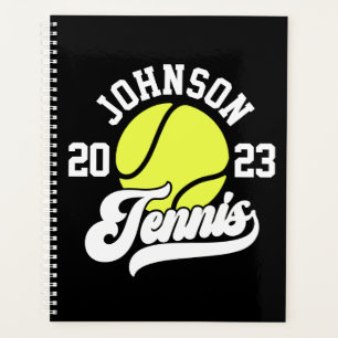 Agenda Jugador de tenis con nombre personal Jugador de ch