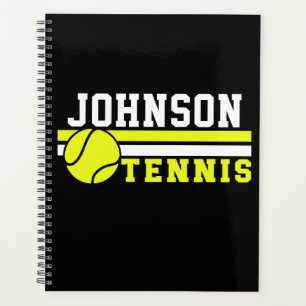 Agenda Jugador de tenis NOMBRE Ball Game Court Personaliz