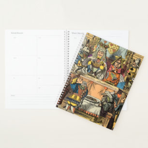 Agenda Juicio de Alicia al Caballero de Corazones Vintage