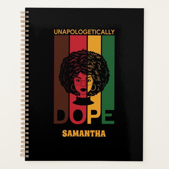 Agenda Juneteenth | Unapologetically Dope | Afro Woman (Anverso)