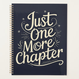 Agenda Just One More Chapter – Book Lover Reading