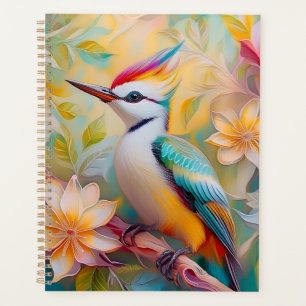 Agenda Juvenil Rainbow Woodpecefer Fantasy Bird