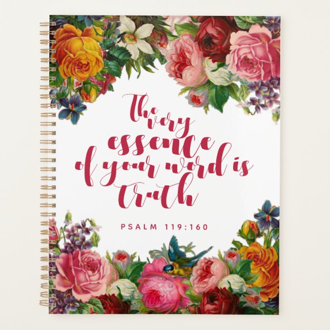 Agenda JW Psalm 119:160 Scripture Planner (Anverso)