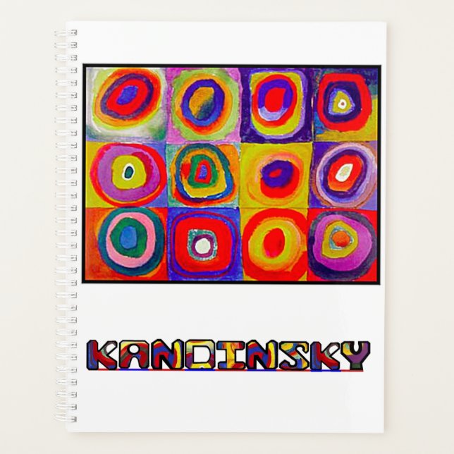 Agenda Kandinsky Circles Planner (Anverso)