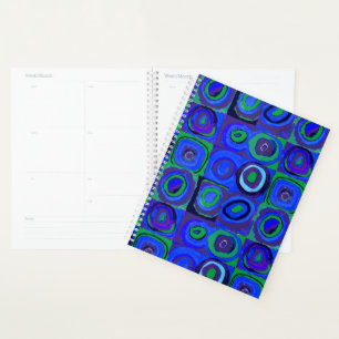 Agenda Kandinsky Farbstudie Blue Quadrate Square Circle