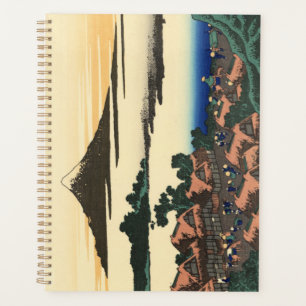 Agenda Katsushika Hokusai Dawn en la provincia de Kai