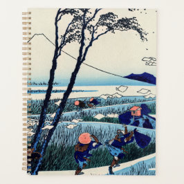 Agenda Katsushika Hokusai - Ejiri en la provincia de Suru