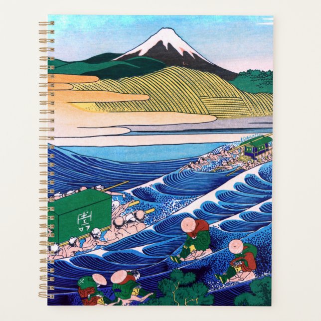 Agenda Katsushika Hokusai - Fuji de Kanaya en Tokaido (Anverso)
