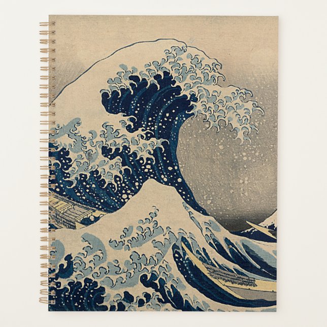 Agenda Katsushika Hokusai. La gran ola de Kanagawa   (Anverso)