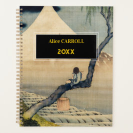 Agenda Katsushika Hokusai - Muchacho viendo el Monte Fuji