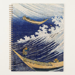 Agenda Katsushika Hokusai. Olas del océano