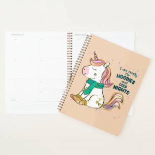 Agenda Kawaii Unicorn   Invierno y frutos secos