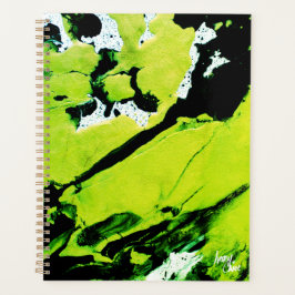 Agenda Keylime SPWW n' Delgado Verde y Negro Grande Mensu