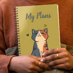 Agenda Kindred Paws Amante de Gatos Oro Oliva Persona