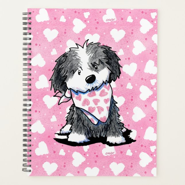 Agenda KiniArt Havanese Hearts Planner (Anverso)