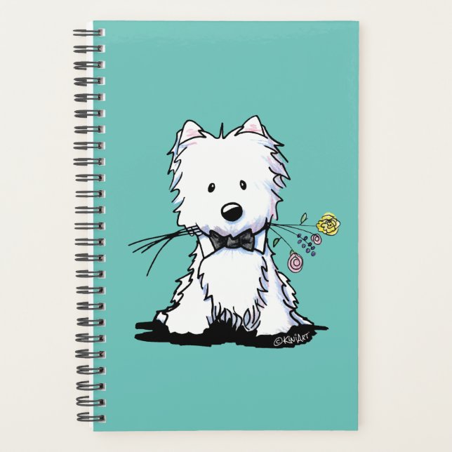 Agenda KiniArt Westie Little Romeo Planner (Anverso)