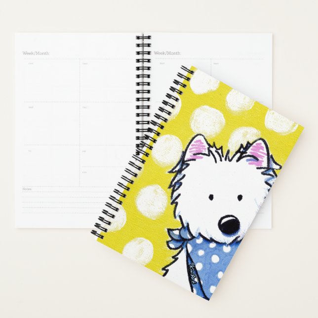 Agenda KiniArt Westie Sunshine Planner (Demostración)
