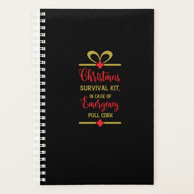 Agenda kit de supervivencia para navidades (Anverso)