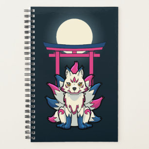Agenda Kitsune de nueve clavijas- Fox Yokai japonesa