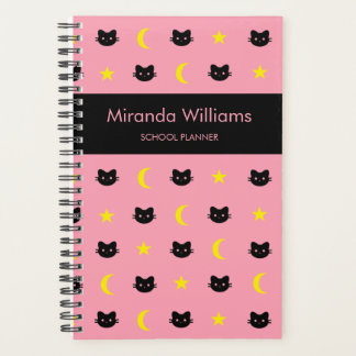 Agenda Kitty Cat Moon Y Stars Planner