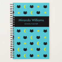 Kitty Cat Moon Y Stars Planner