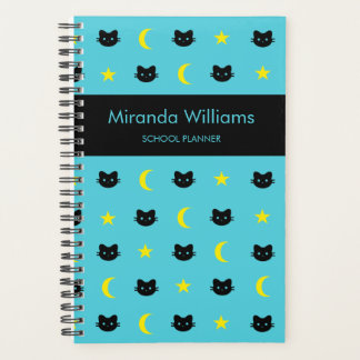 Agenda Kitty Cat Moon Y Stars Planner