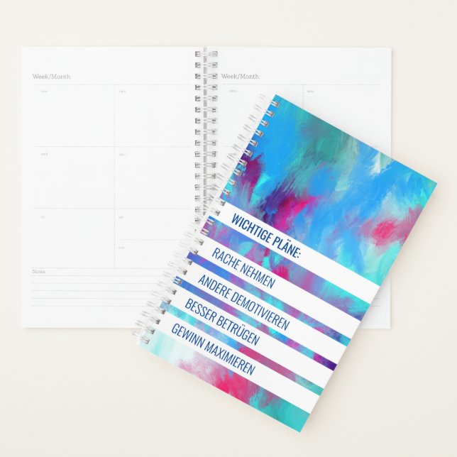 Agenda Kleiner ironischer Planer (Demostración)