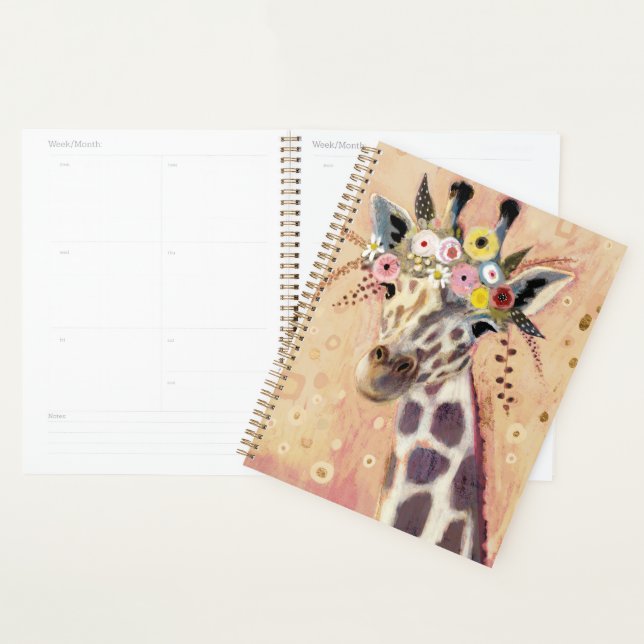 Agenda Klimt Giraffe | Adornadas En Flores (Demostración)