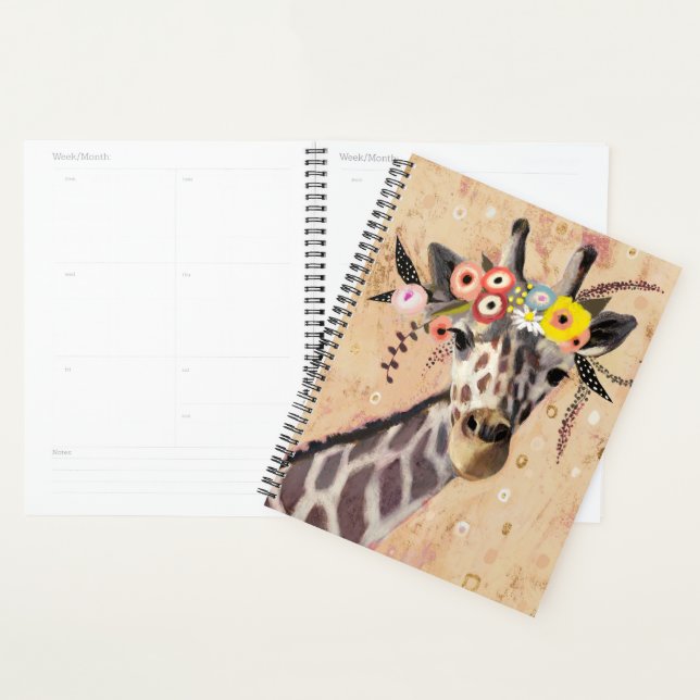 Agenda Klimt Giraffe | Corona De Flores (Demostración)