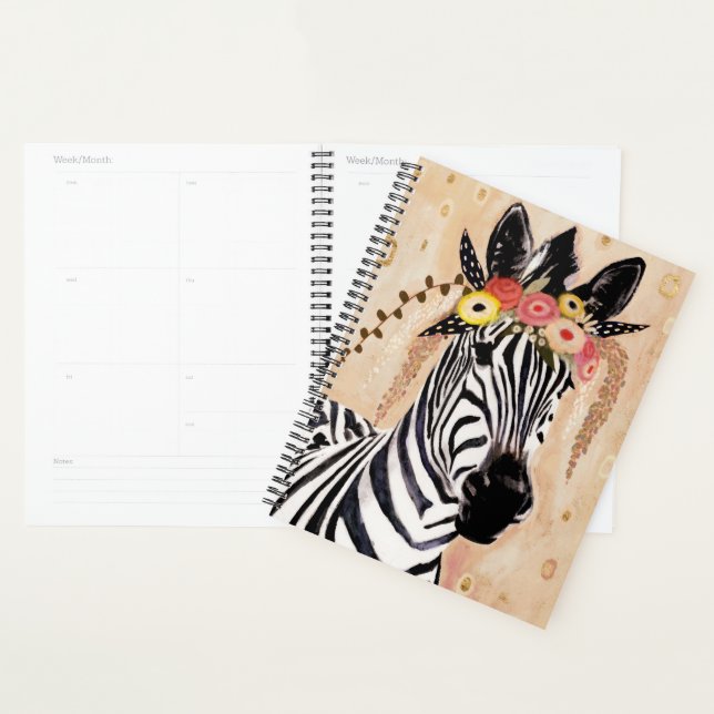 Agenda Klimt Zebra | Corona De Flores (Demostración)