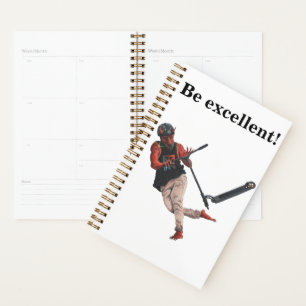 Agenda Kobold Kick Scooter Trick Fantasy Art Planner