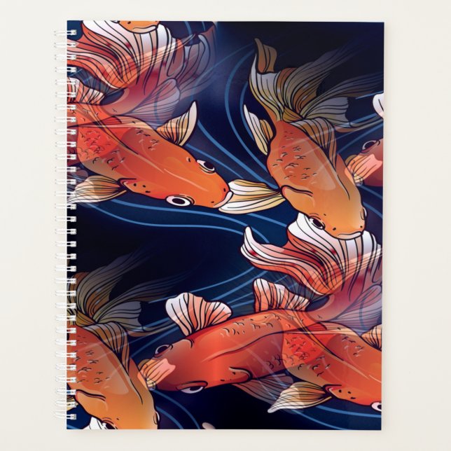 Agenda Koi Fish japonés (Anverso)