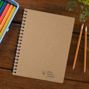 Agenda Kraft Brown Golf Tee Personal Weekly
