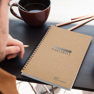 Agenda Kraft Brown Pickleball Personal Weekly