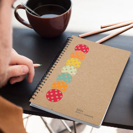 Agenda Kraft Brown Pickleball Personal Weekly