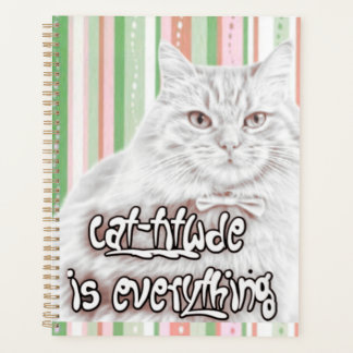 Agenda La actitud felina lo es todo — lleva tu confianza 