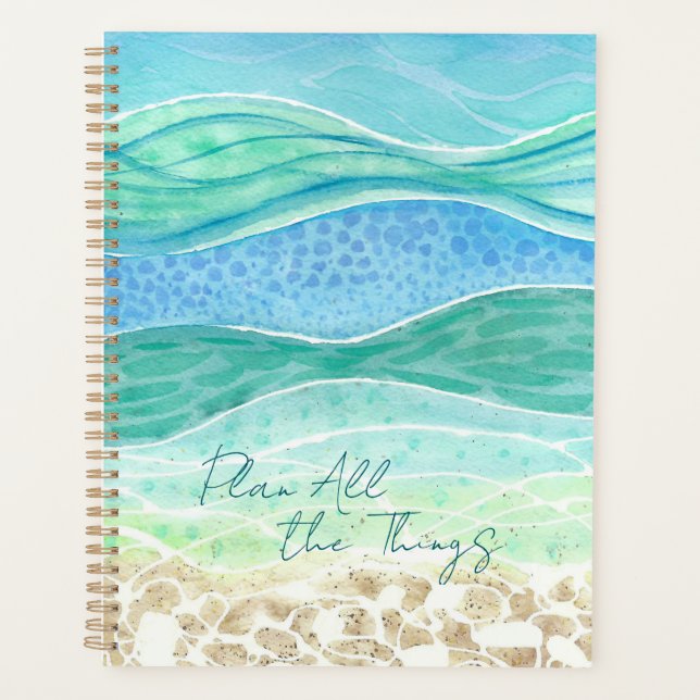 Agenda La acuarela Beach Vibes (Anverso)