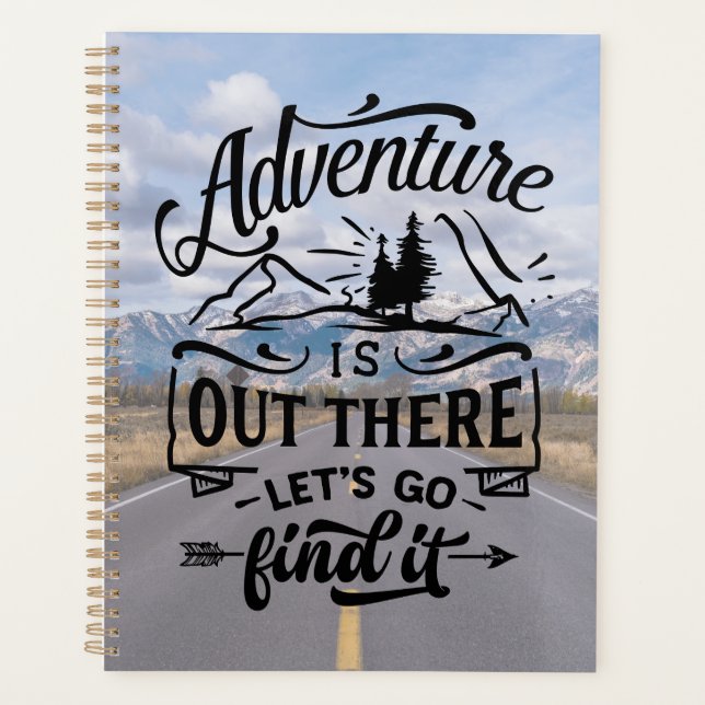 Agenda ¡La Aventura Está Ahí Fuera! Vamos a buscarlo (Anverso)