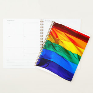 Agenda La bandera del orgullo gay de SlipperyJoe's ondean
