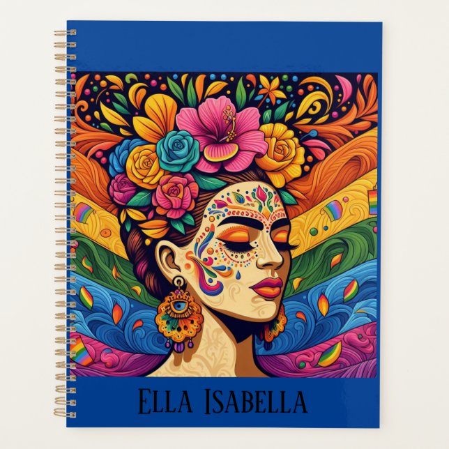 Agenda La belleza mexicana con nuestra elegancia floral (Anverso)