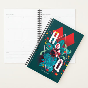 Agenda La brigada suicida   Harley Quinn Floral Diamond
