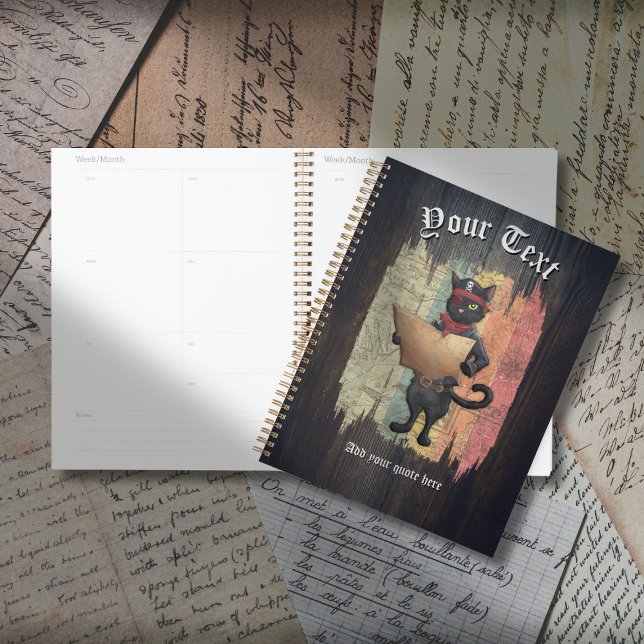 Agenda La búsqueda del atardecer de Kitty Buccaneer (Kitty Buccaneer's Sunset Quest Planner)