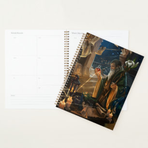 Agenda La carta del ermitaño del Tarot - arte de fantasía