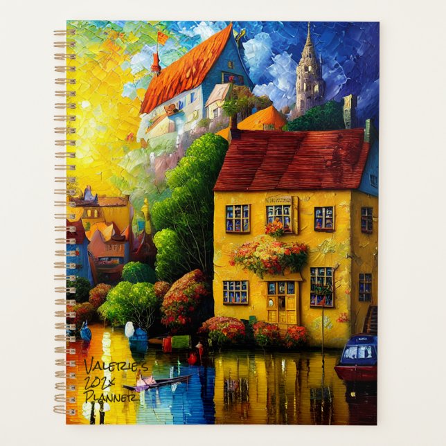 Agenda La casa amarilla en el lago (Anverso)