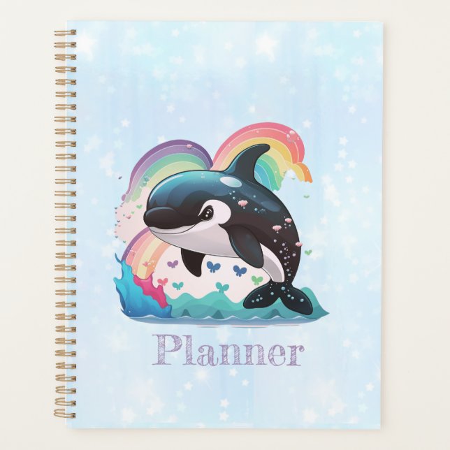 Agenda La caza de ballenas asesina de Kawaii Orca llueve  (Anverso)