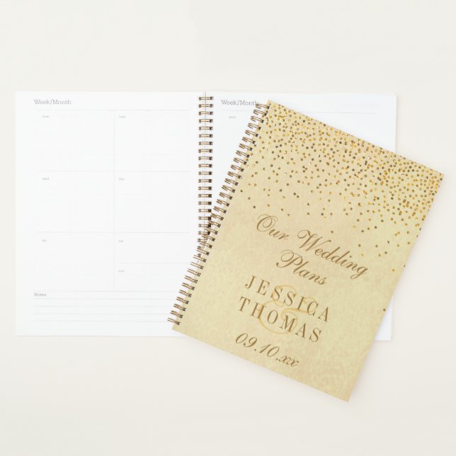 Agenda La colección de Bodas Glam Gold Confetti (Demostración)