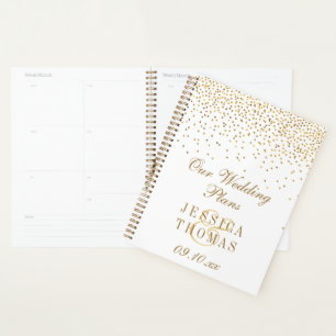 Agenda La colección de Bodas Glam Gold Confetti