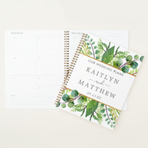 Agenda La colección de Bodas verdes y dorados